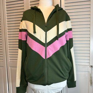 NWT REBEL MINDS ZIP UP DRAWSTRING HOODIE TRACK JACKET